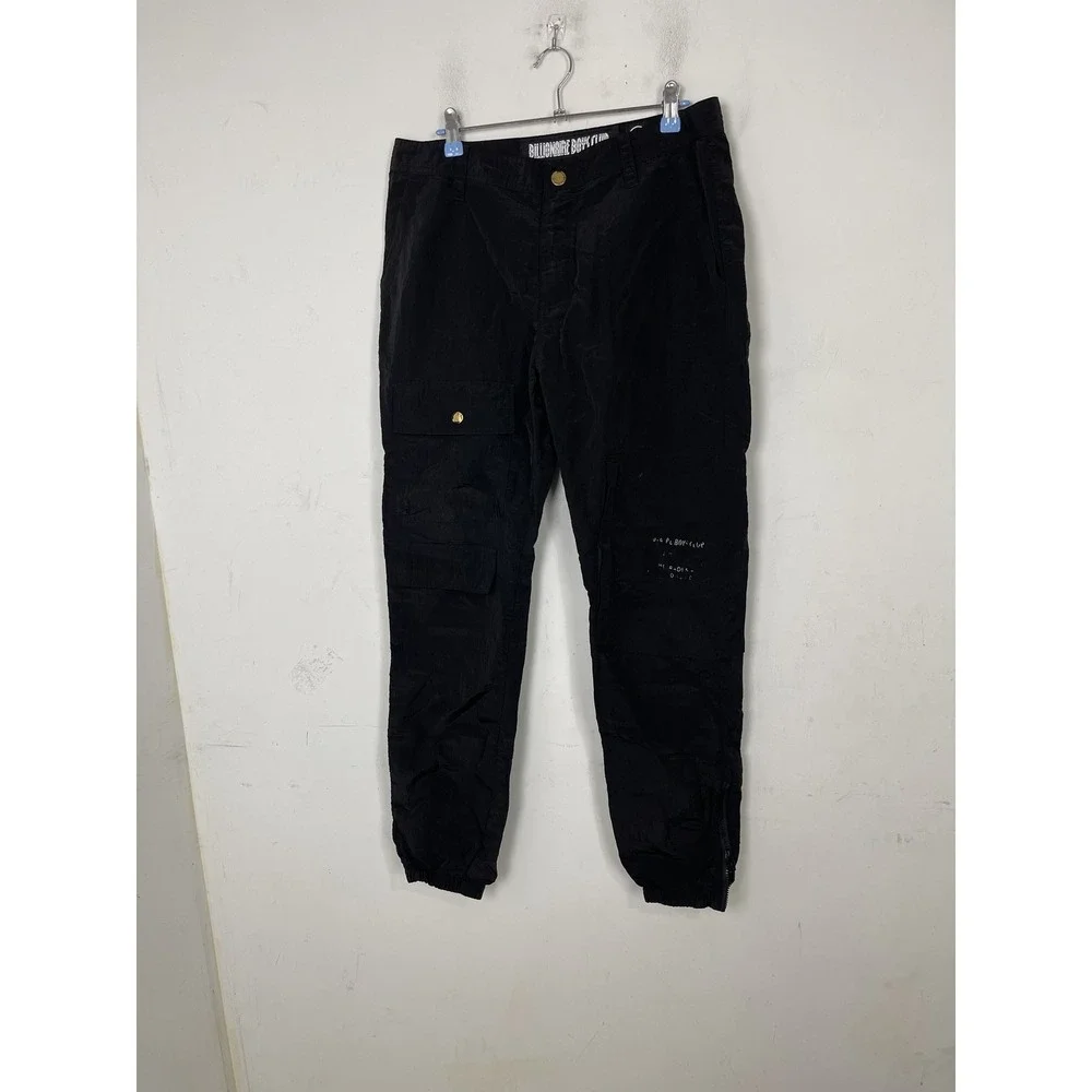 Billionaire Boys Club BBC Mens Pants Size 32‎ Black Nylon Cargo Jogger